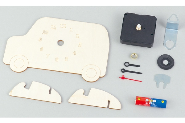 車型おえかき木製時計キット