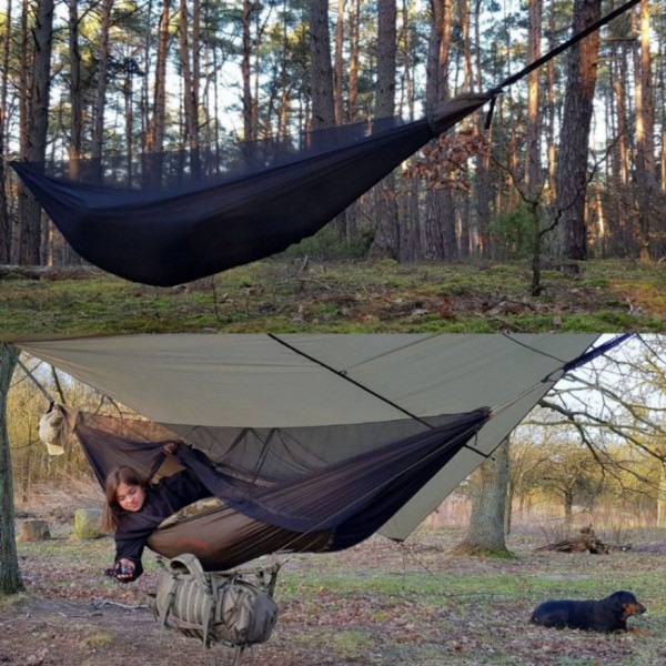 VAGABOND Hammock set / dark olive