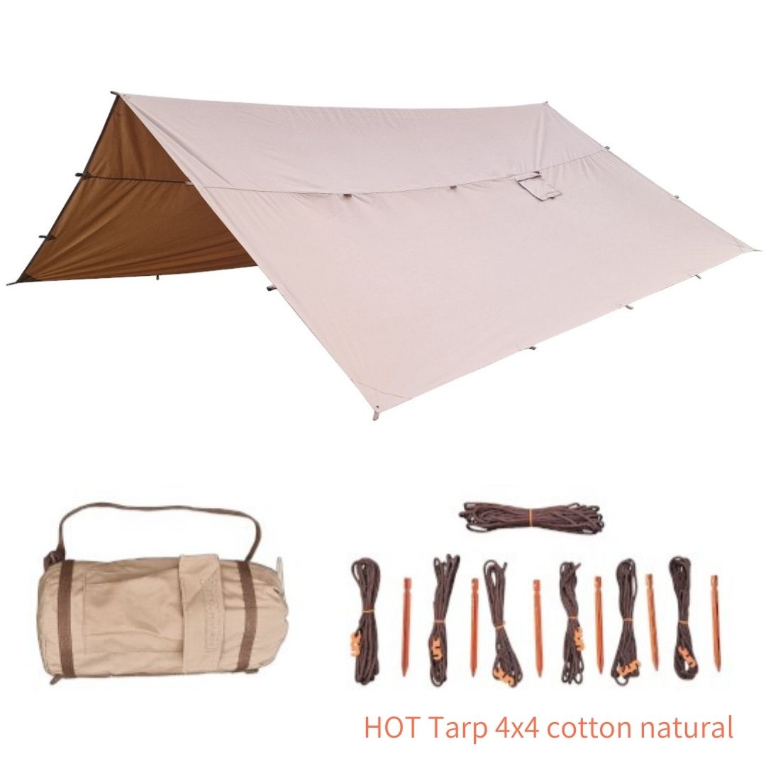 HOT Tarp Cotton Natural | BRAND,BUSHMEN Travel Gear | PLUGFLUX