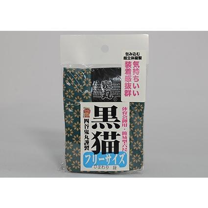 黒猫　褌　ひまわり　緑