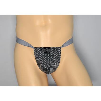 黒猫ニット　グレー　小花白