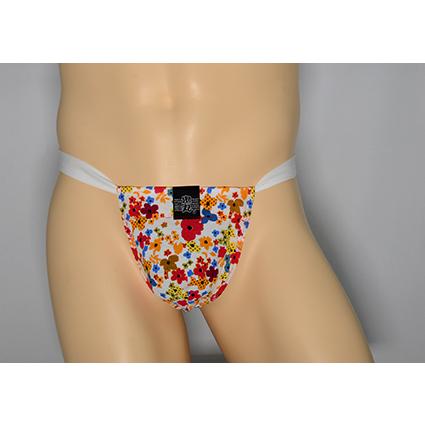 黒猫ニット　花柄　華