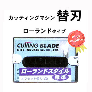 切れ味抜群！カッティングマシン用 替刃【ローランドタイプ】 5本入