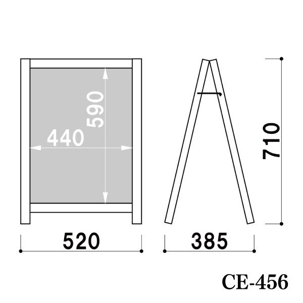 ����OK�δ��� �ꥵ������ܡ��ɥ����� Cloree �����꡼ CE-456 (�֥�å�) ξ��A�� W450*H600mm 6.2kg �������ե졼�ॿ���� �ڥ᡼����ľ��2�ۡڢ��Ŀ��������Բ�/����ɬ�ܡ�