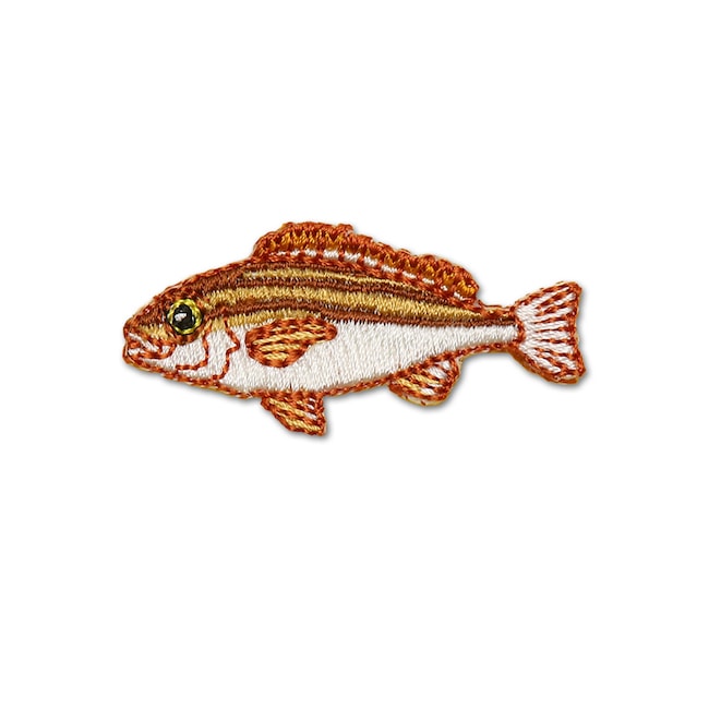 アイロンアップリケ イサキ