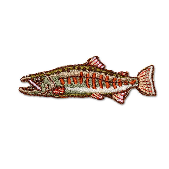 アイロンアップリケ サクラマス