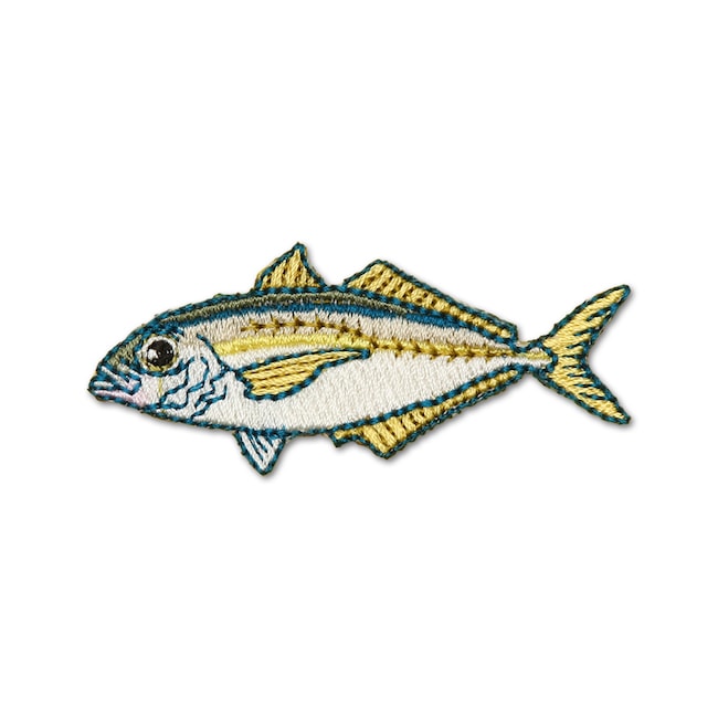 アイロンアップリケ シマアジ