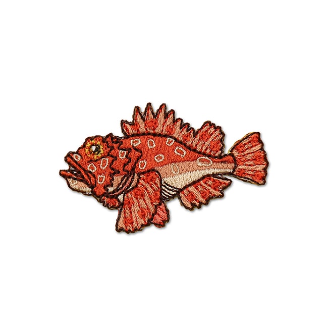 アイロンアップリケ オニカサゴ