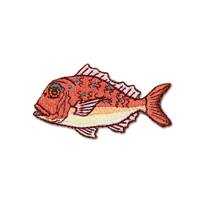 アイロンアップリケ マダイ