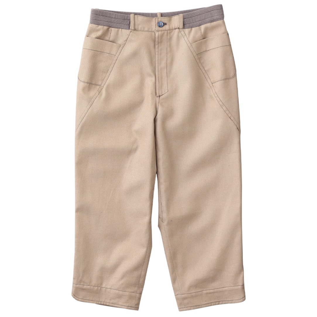 超撥水サブリナパンツ【ベージュ】