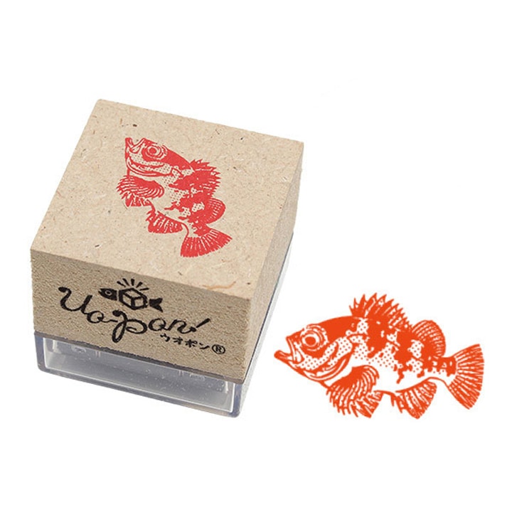 釣魚スタンプ UO-PON! メバル（朱）