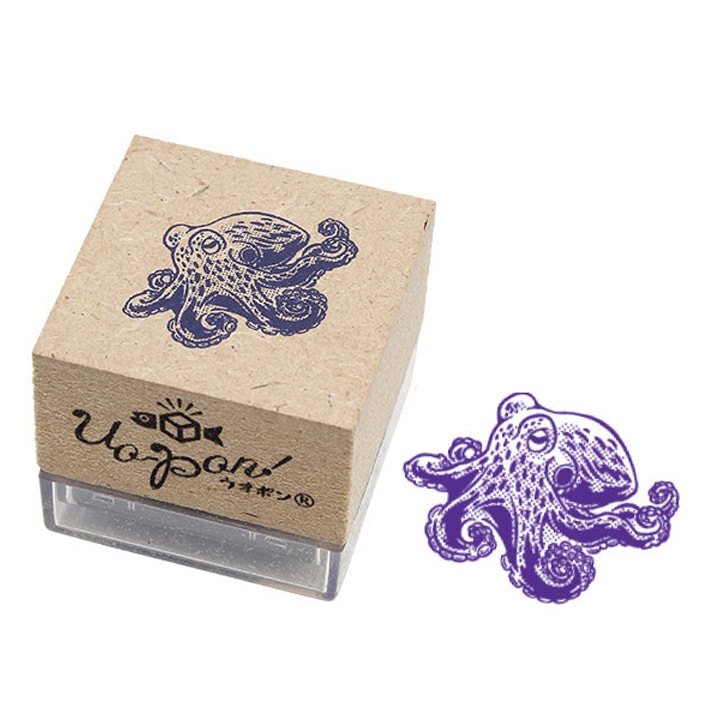 釣魚スタンプ UO-PON! マダコ（パープル）