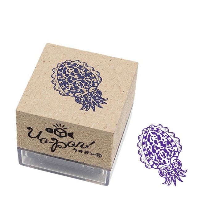 釣魚スタンプ UO-PON! スミイカ（パープル）