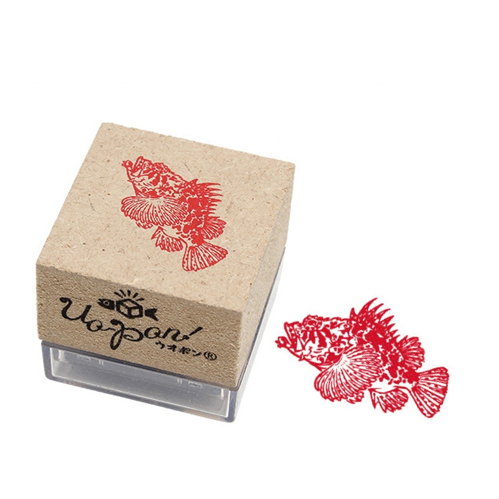 釣魚スタンプ UO-PON! オニカサゴ（レッド）