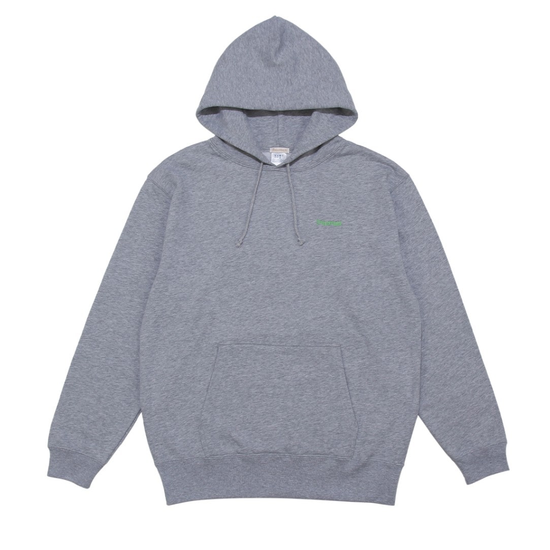 Shipsmastロゴフーディー【グレー×グリーン】