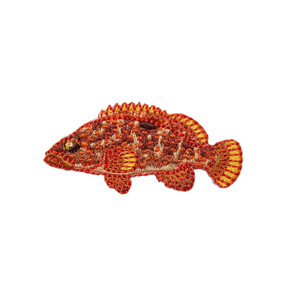 アイロンアップリケ キジハタ