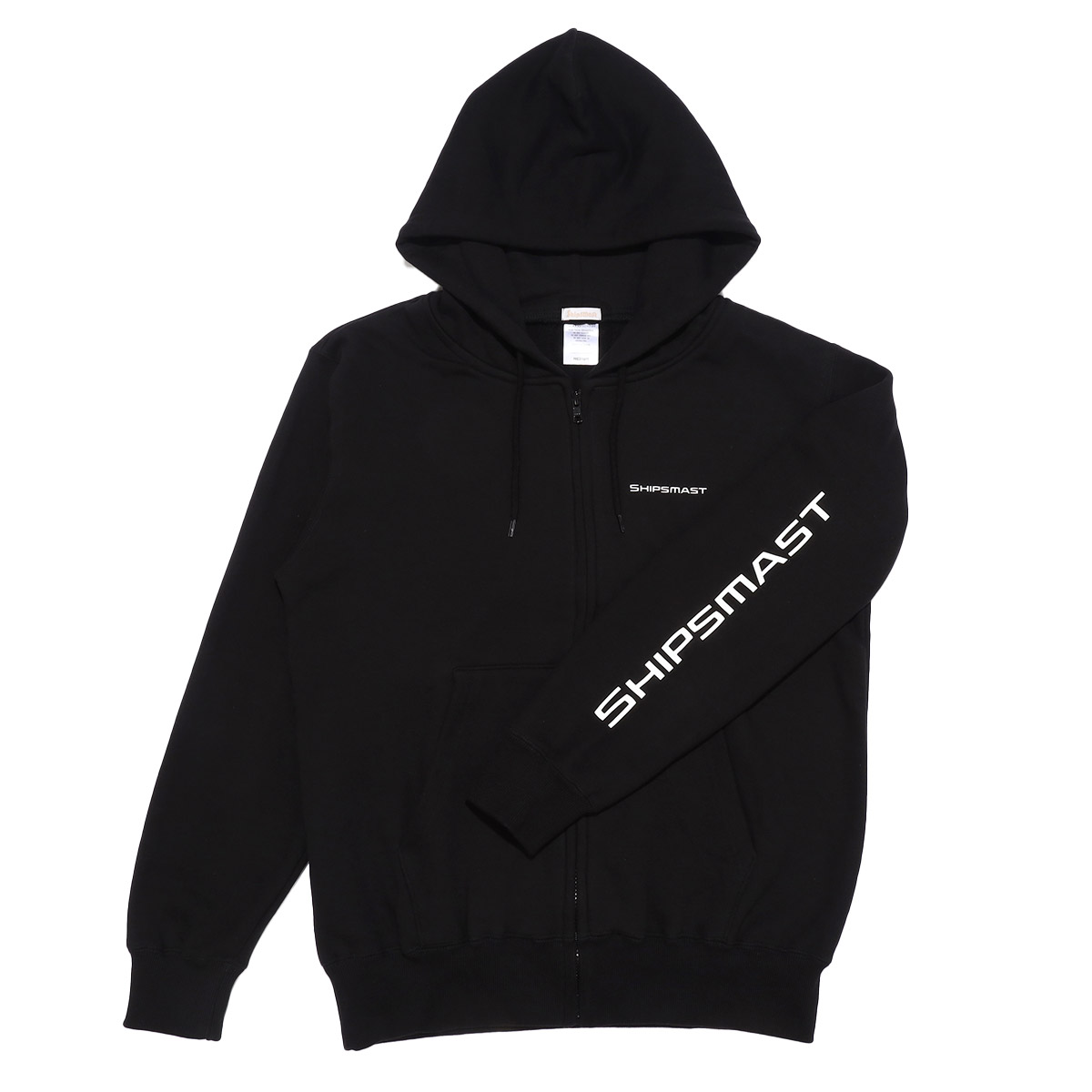 Shipsmastロゴジップフーディー【ブラック】