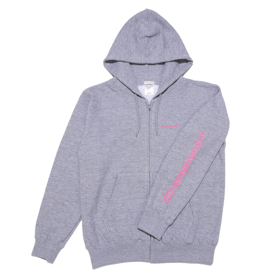 Shipsmastロゴジップフーディー【グレー】