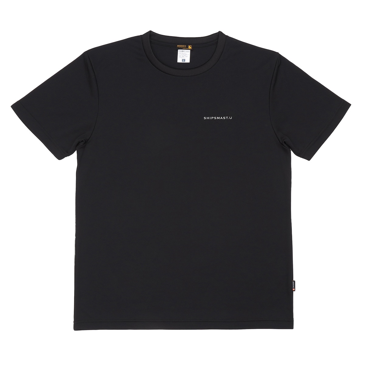 .U ロゴドライTシャツ【ブラック】