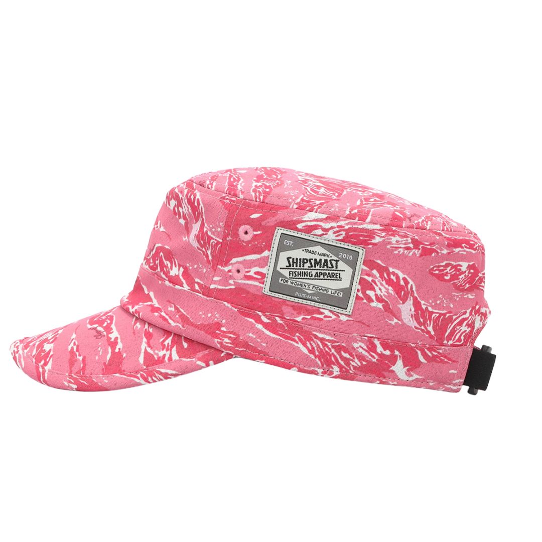 Fish Camo Dry ワークキャップ【ピンク】