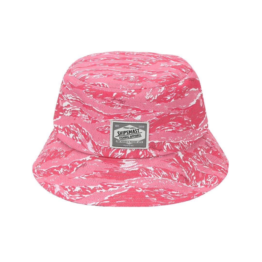 Fish Camo Dry バケットハット【ピンク】