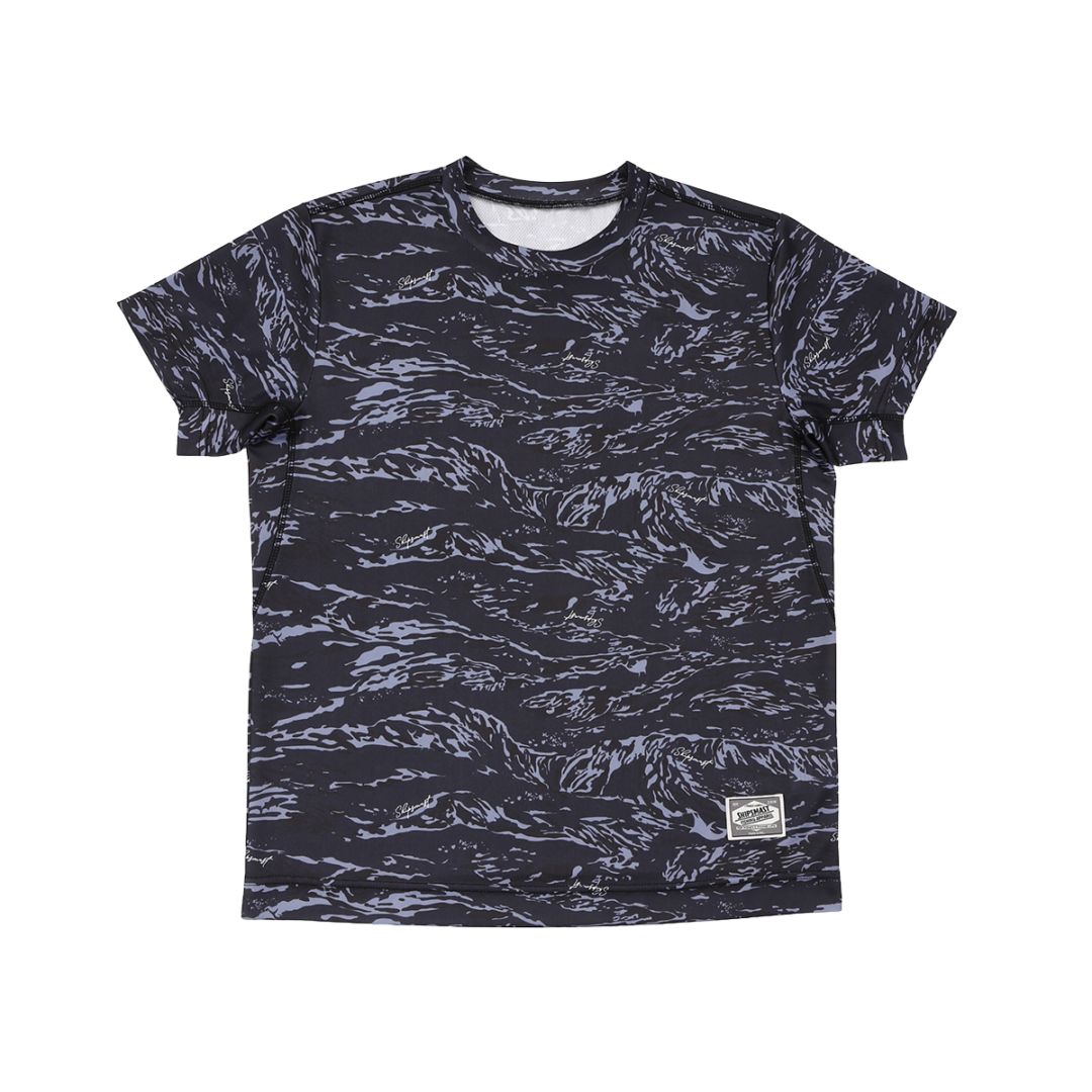 Fish Camo Dry Tシャツ【ブラック】