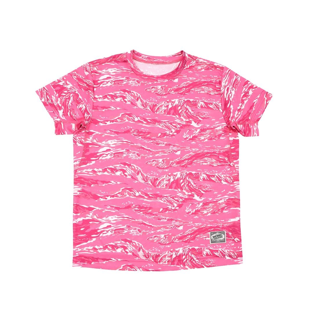 Fish Camo Dry Tシャツ【ピンク】
