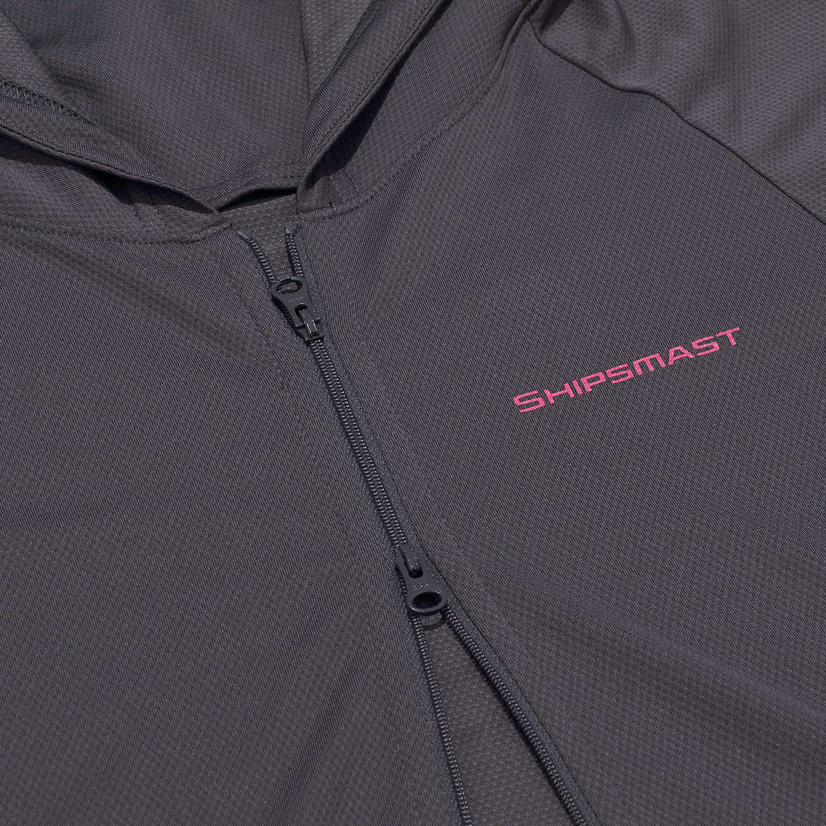 2WAYフードUVカットパーカー【チャコール】