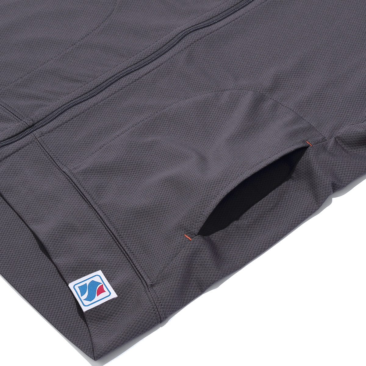 2WAYフードUVカットパーカー【チャコール】