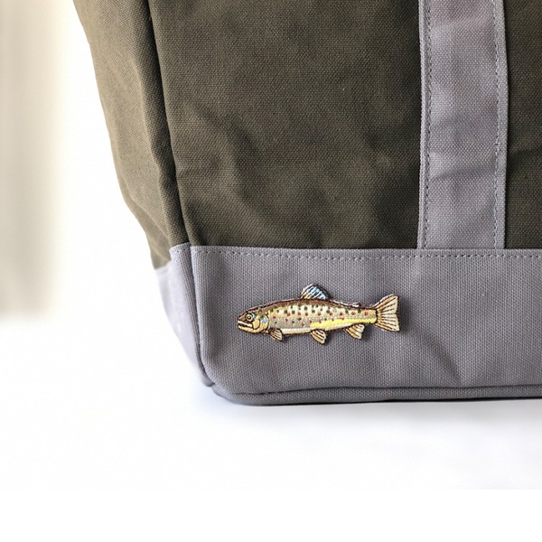 アイロンアップリケ イサキ