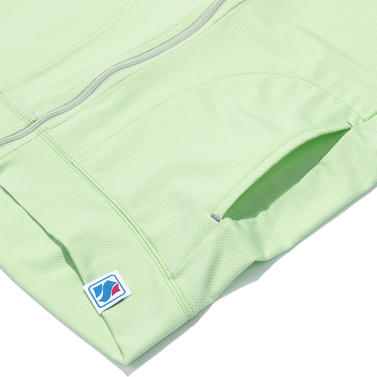 2WAYフードUVカットパーカー【グリーン】