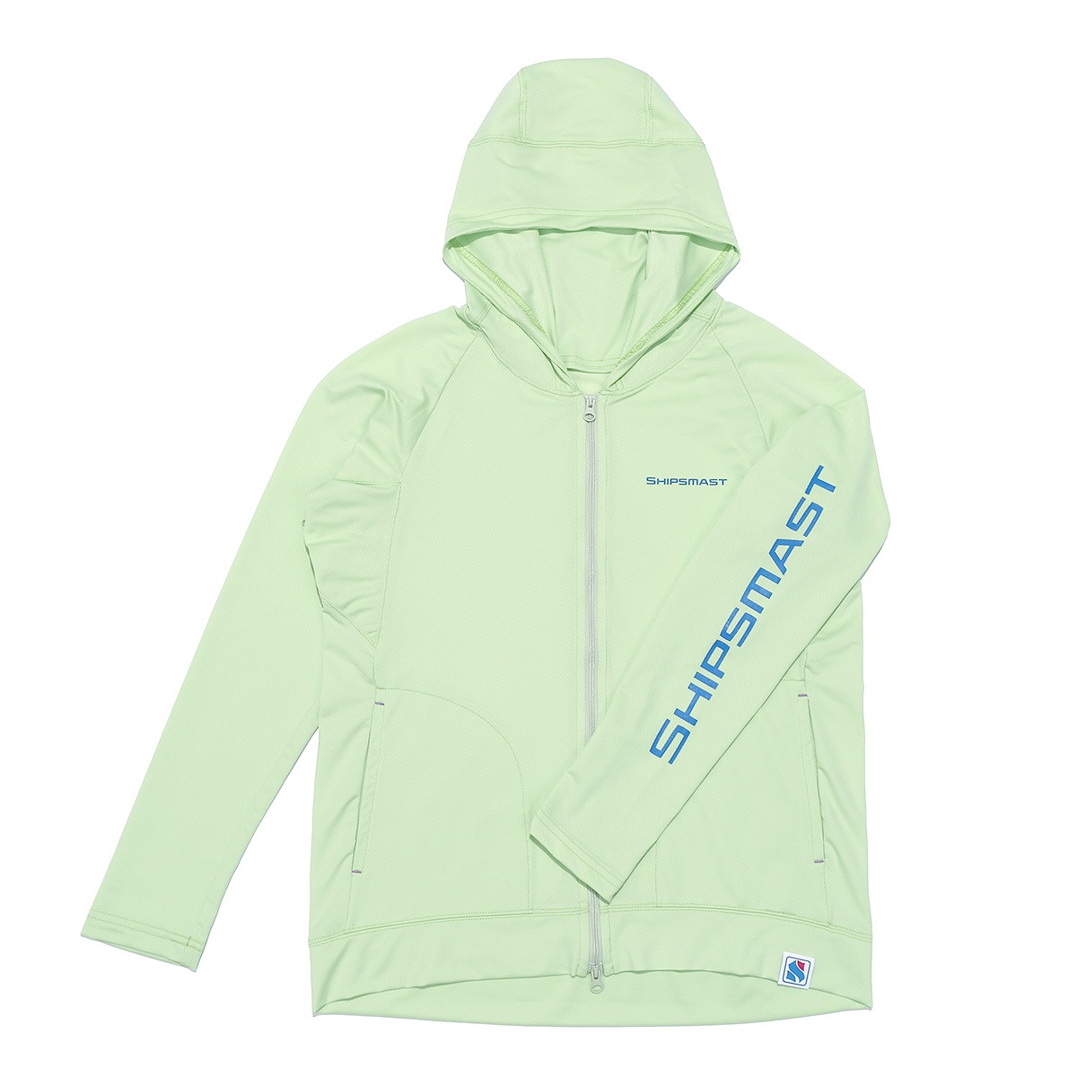 2WAYフードUVカットパーカー【グリーン】