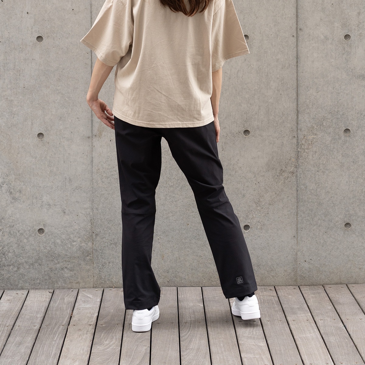 ユーティリティパンツ ストレート【ブラック】