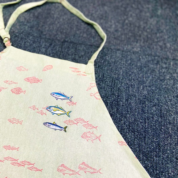 アイロンアップリケ シロギス