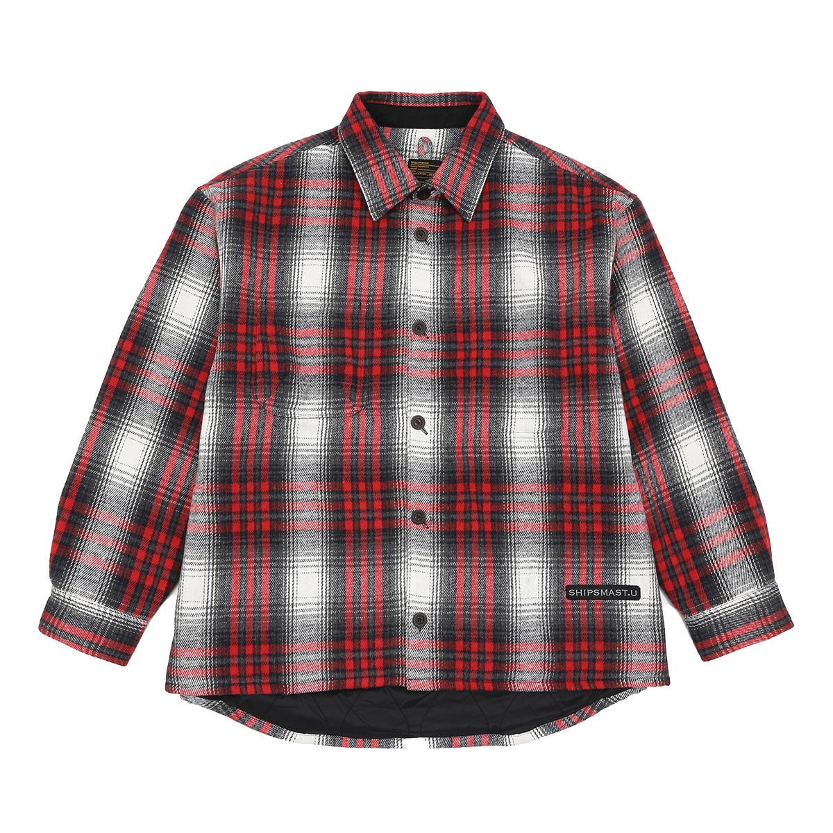 中綿シャツジャケット【レッド】