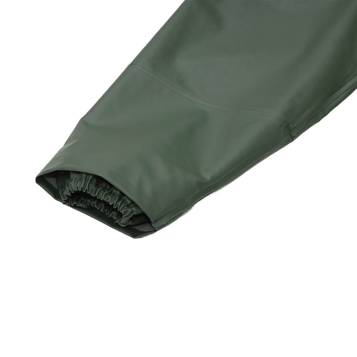 PVCジャケット【カーキ×ベージュ】