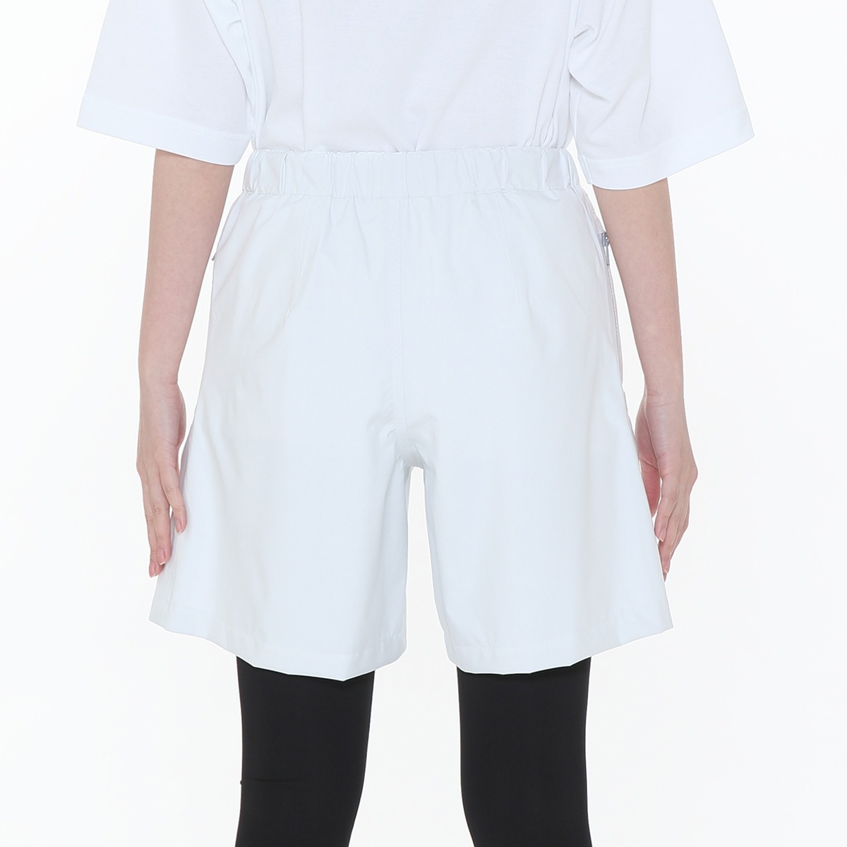 透湿防水キュロット【ホワイト】