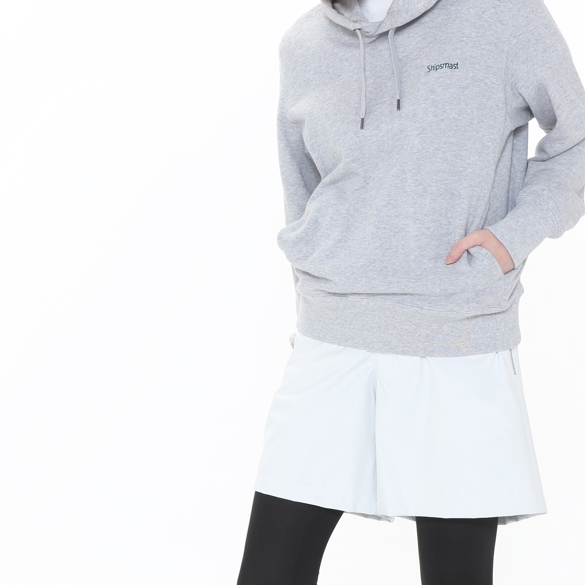 透湿防水キュロット【ホワイト】