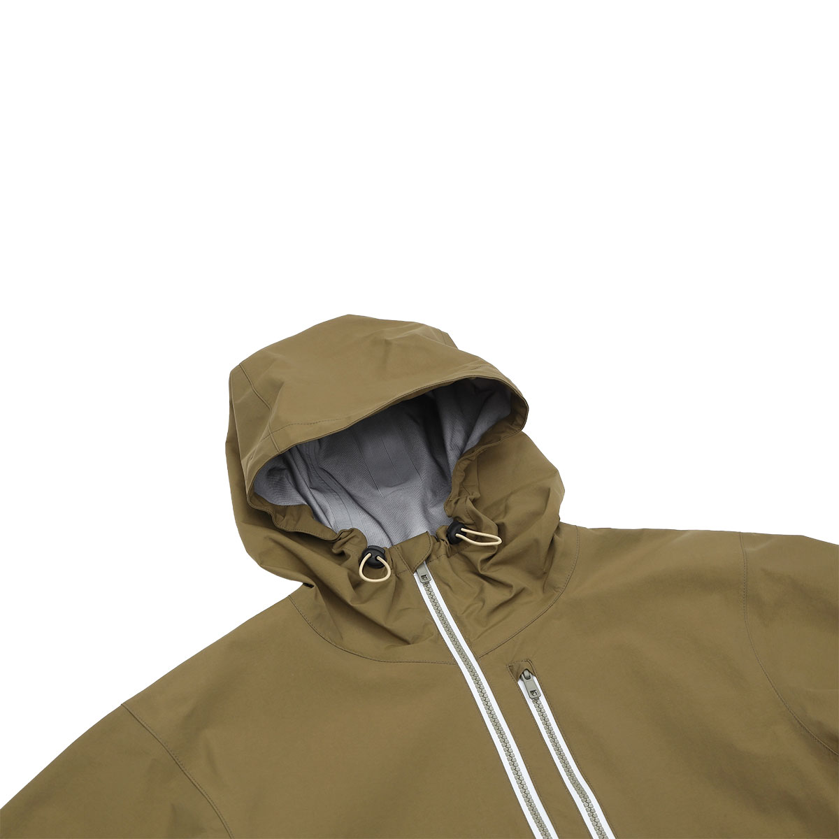透湿防水ロングジャケット【オリーブ】