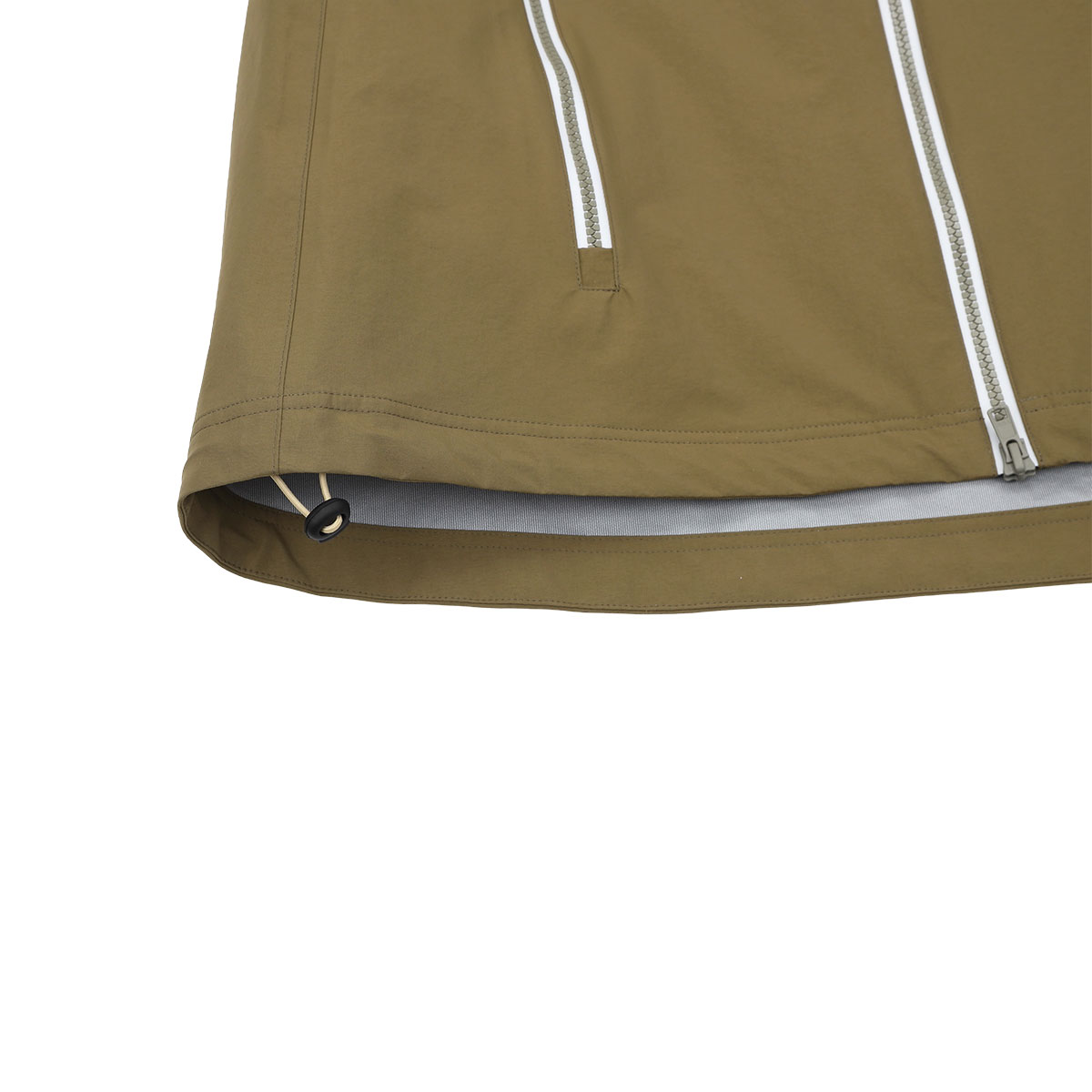 透湿防水ロングジャケット【オリーブ】