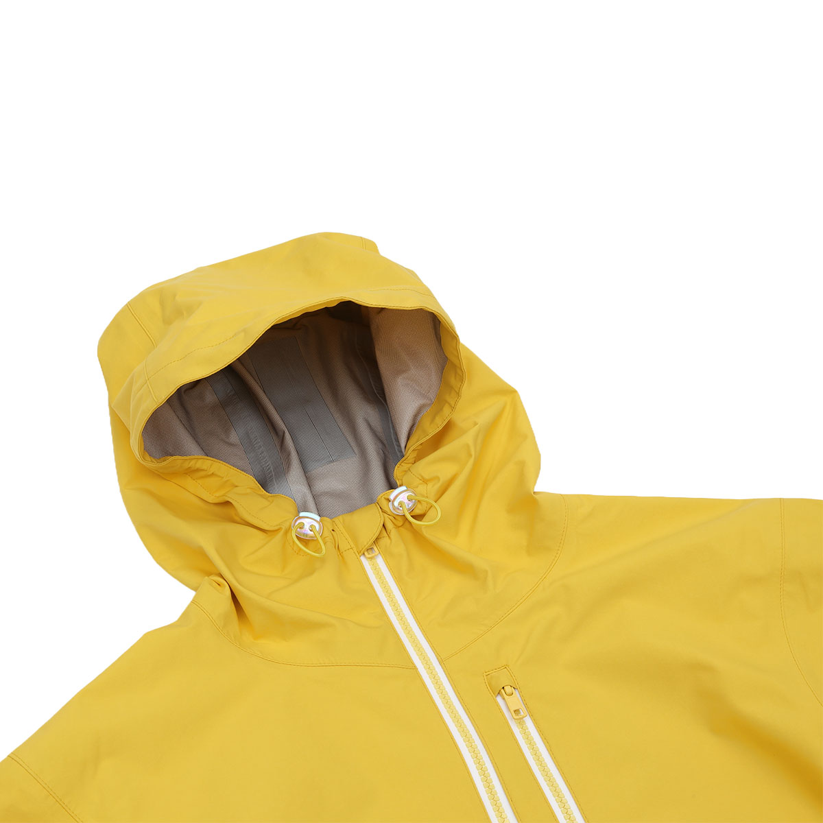 透湿防水ロングジャケット【レモン】