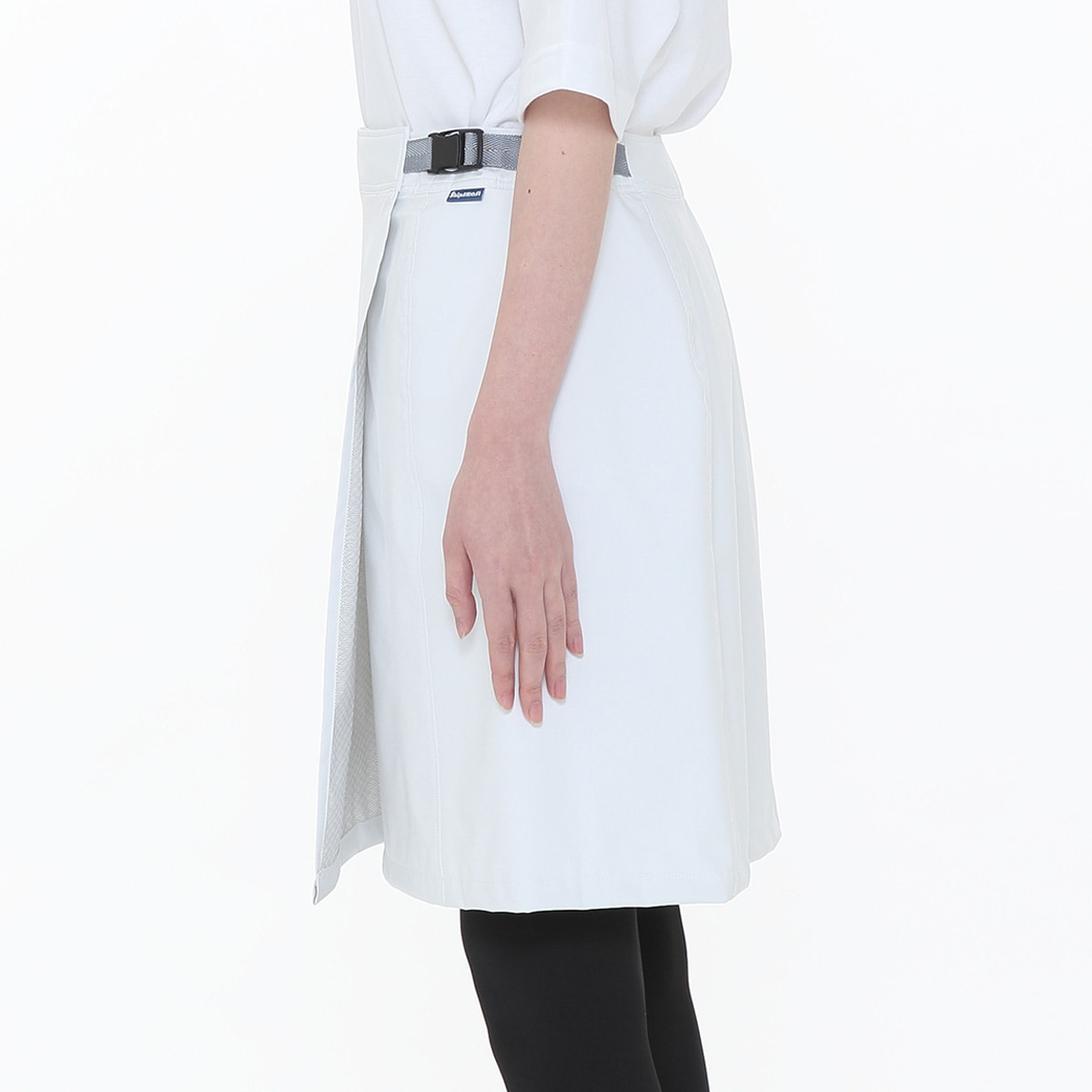 ホワイト ラップスカート フリーサイズ WOMENS プリーツラップスカート ホワイト/072342350