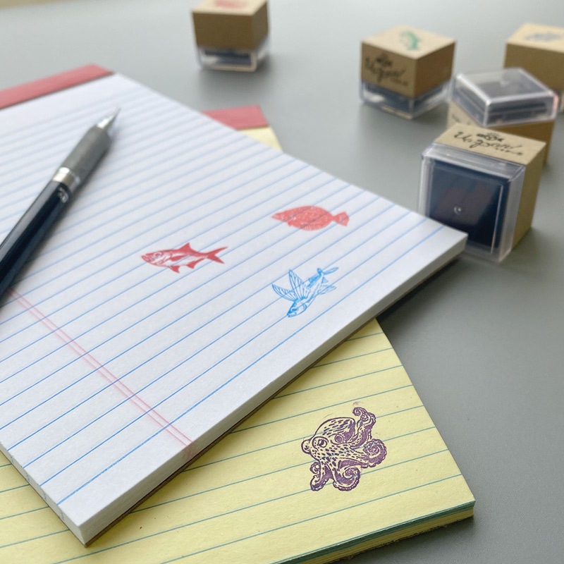 釣魚スタンプ UO-PON! タチウオ(ブルー)