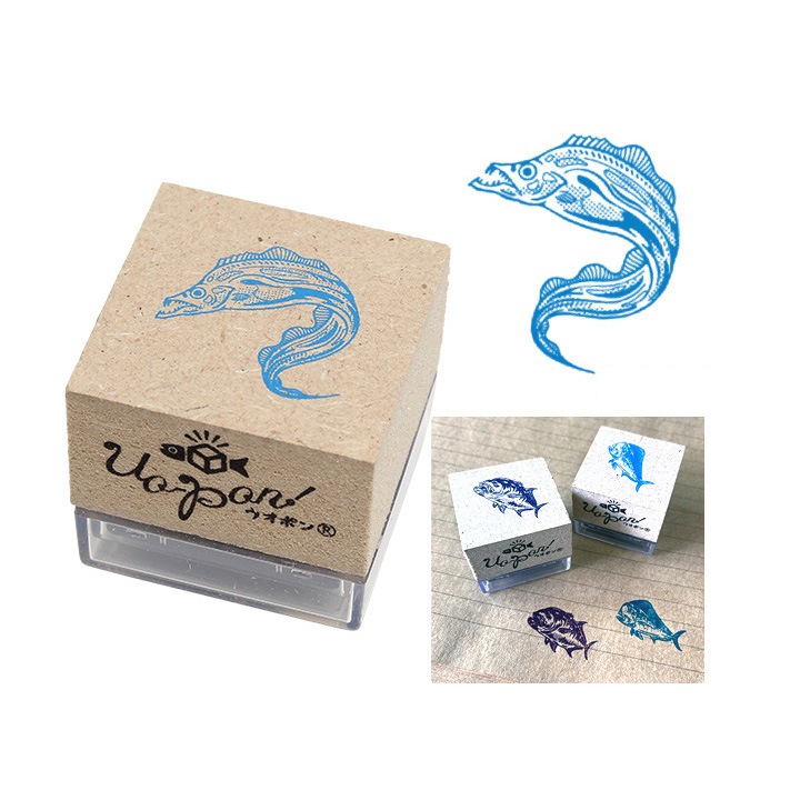 釣魚スタンプ UO-PON! タチウオ(ブルー)