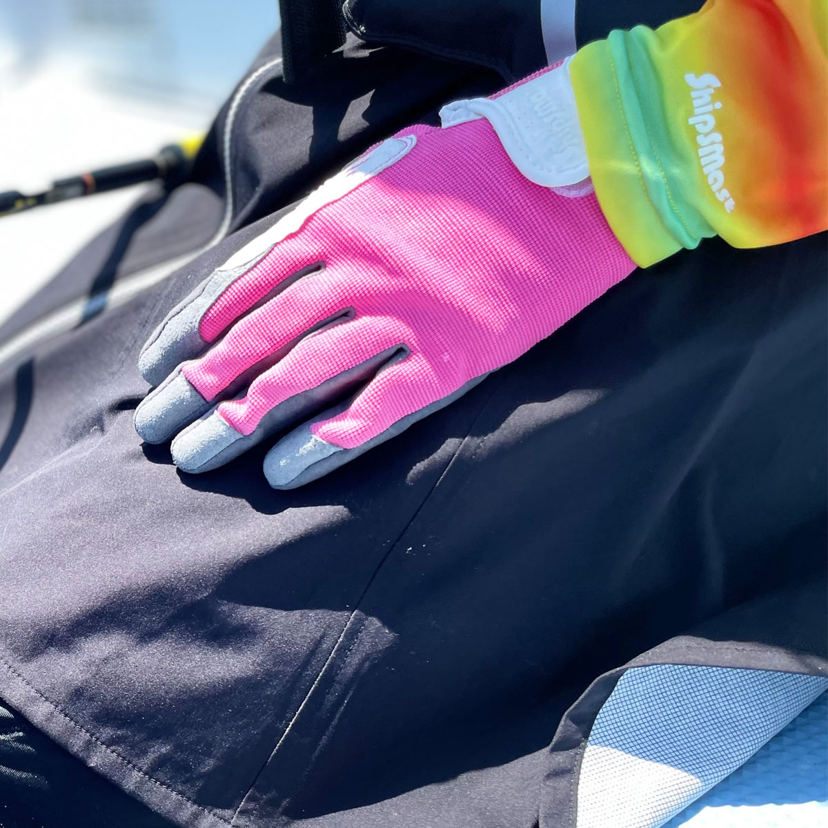 フィッシンググローブ2【ピンク×ホワイト】