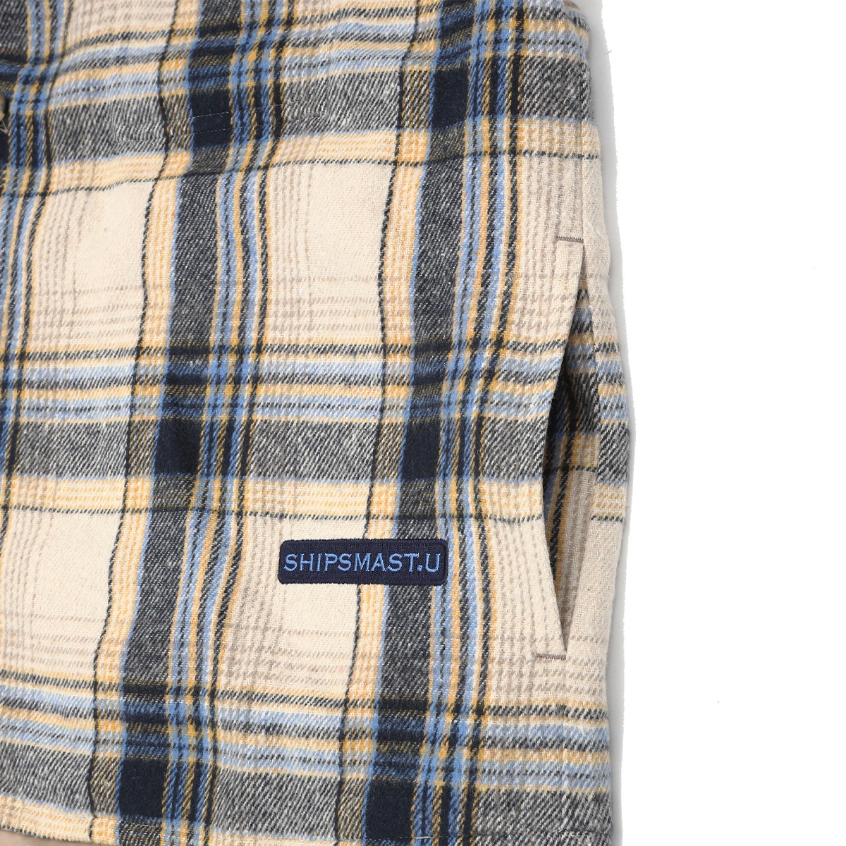 中綿シャツジャケット【ネイビー】