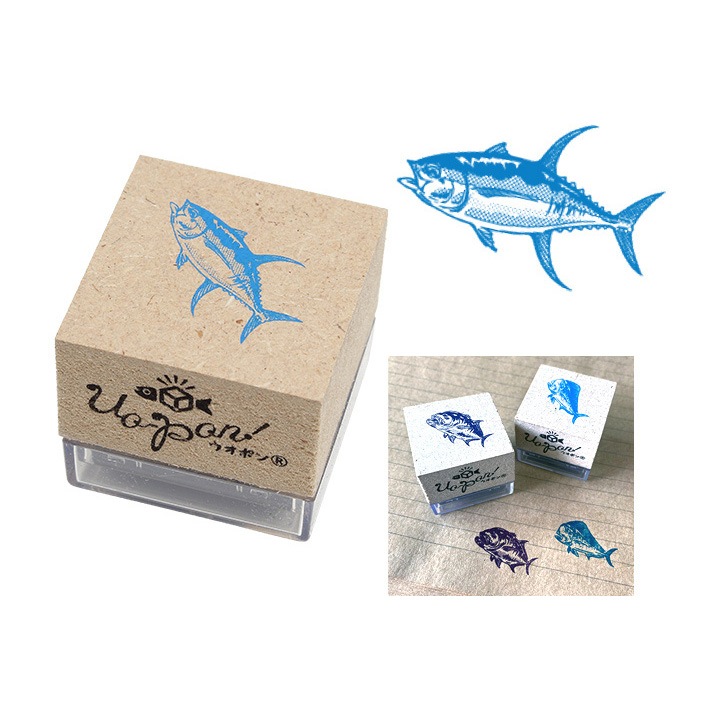 釣魚スタンプ UO-PON! キハダマグロ（ブルー）