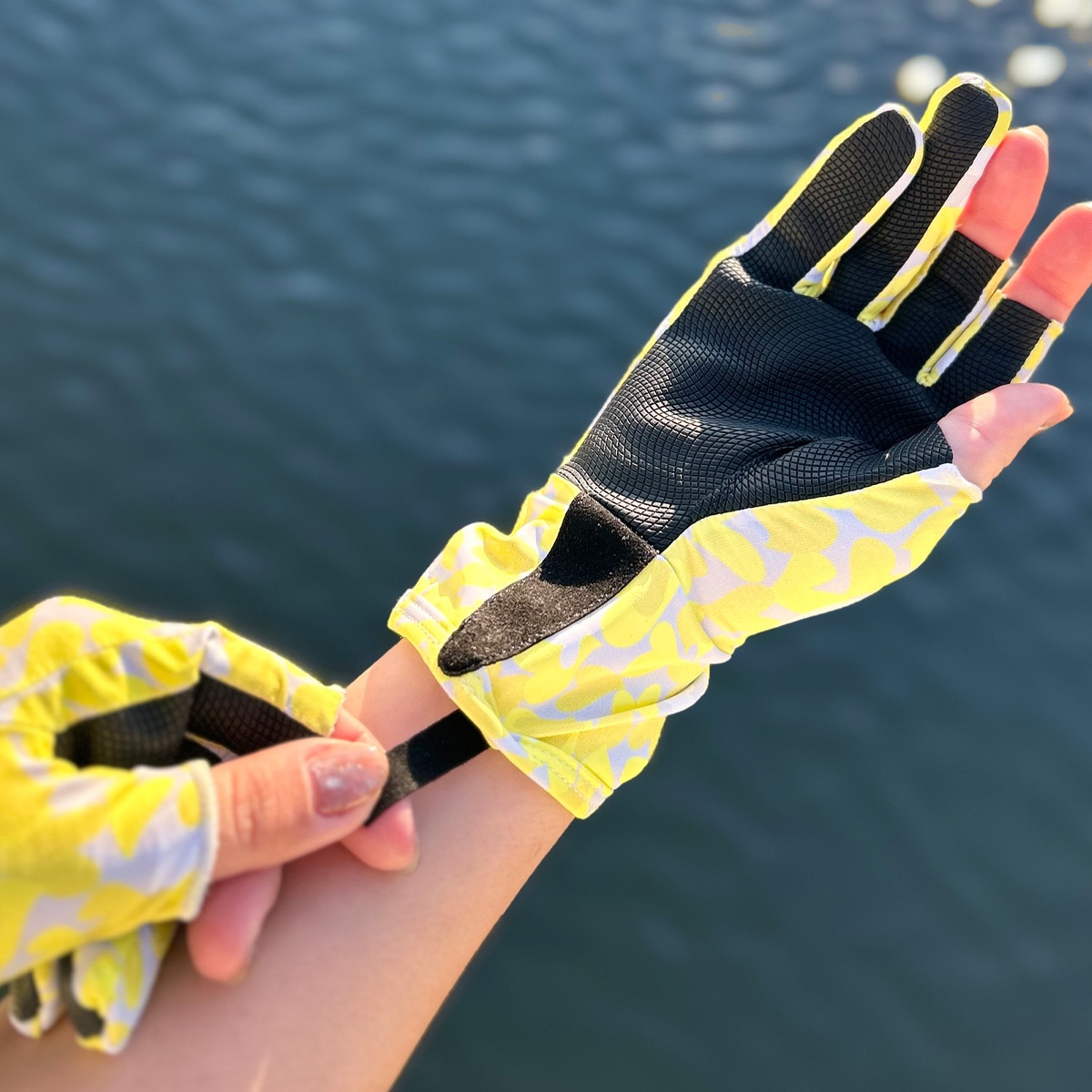 UVカットグローブ ハートカモ　３C　【全４色】