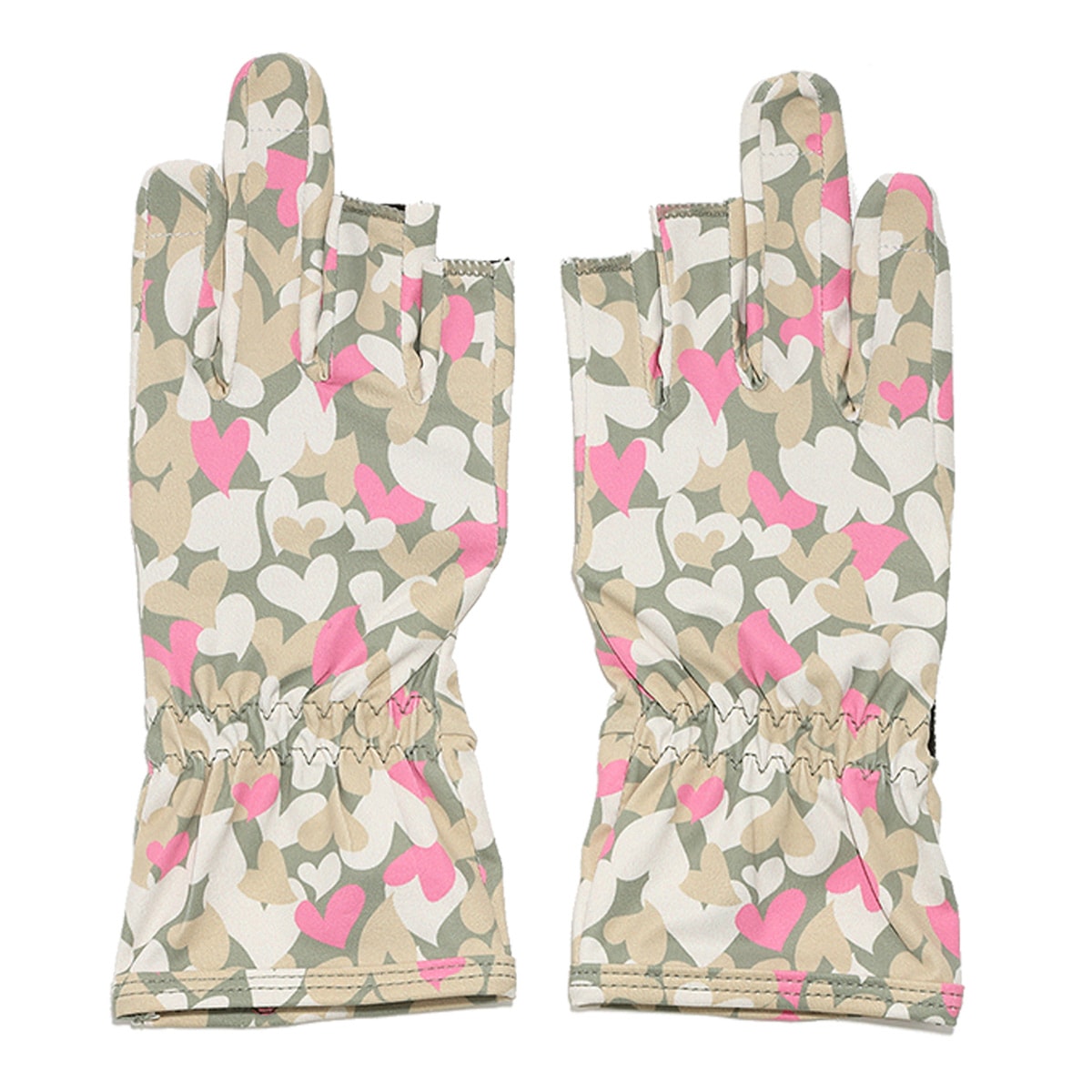 UVカットグローブ ハートカモ　３C　【全４色】