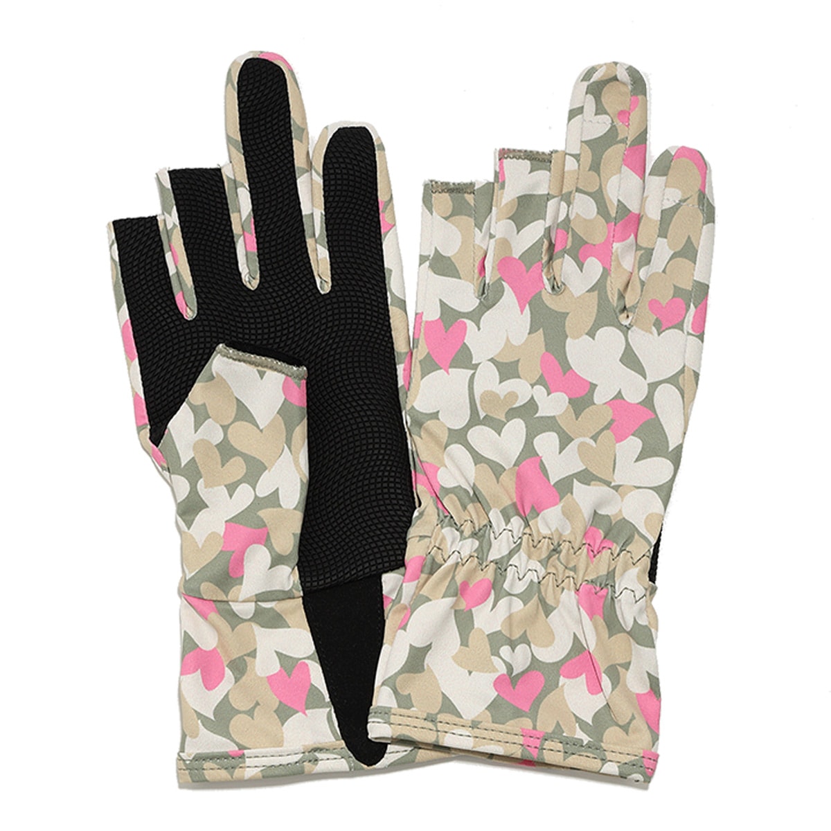 UVカットグローブ ハートカモ　３C　【全４色】